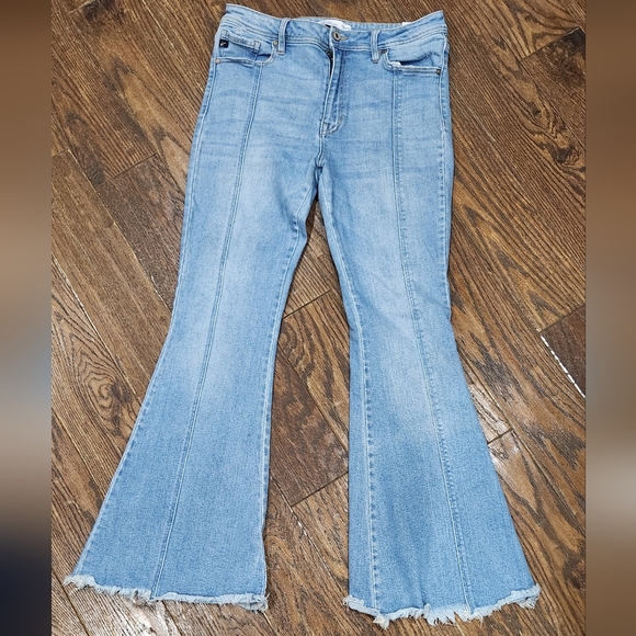 Women's Light Blue Kancan Flared Jeans Size 30 - Picture 1 of 5
